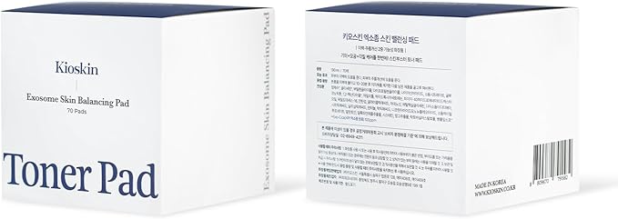 35% Smaller Pores & 32% Reduced Pore Area – Improves Skin Texture by 8% – Soothes, Hydrates & Brightens with CICA Exosomes, AHA/BHA/PHA & Fruit Enzymes – Korean Skincare Favorite Toner Pad Kioskin