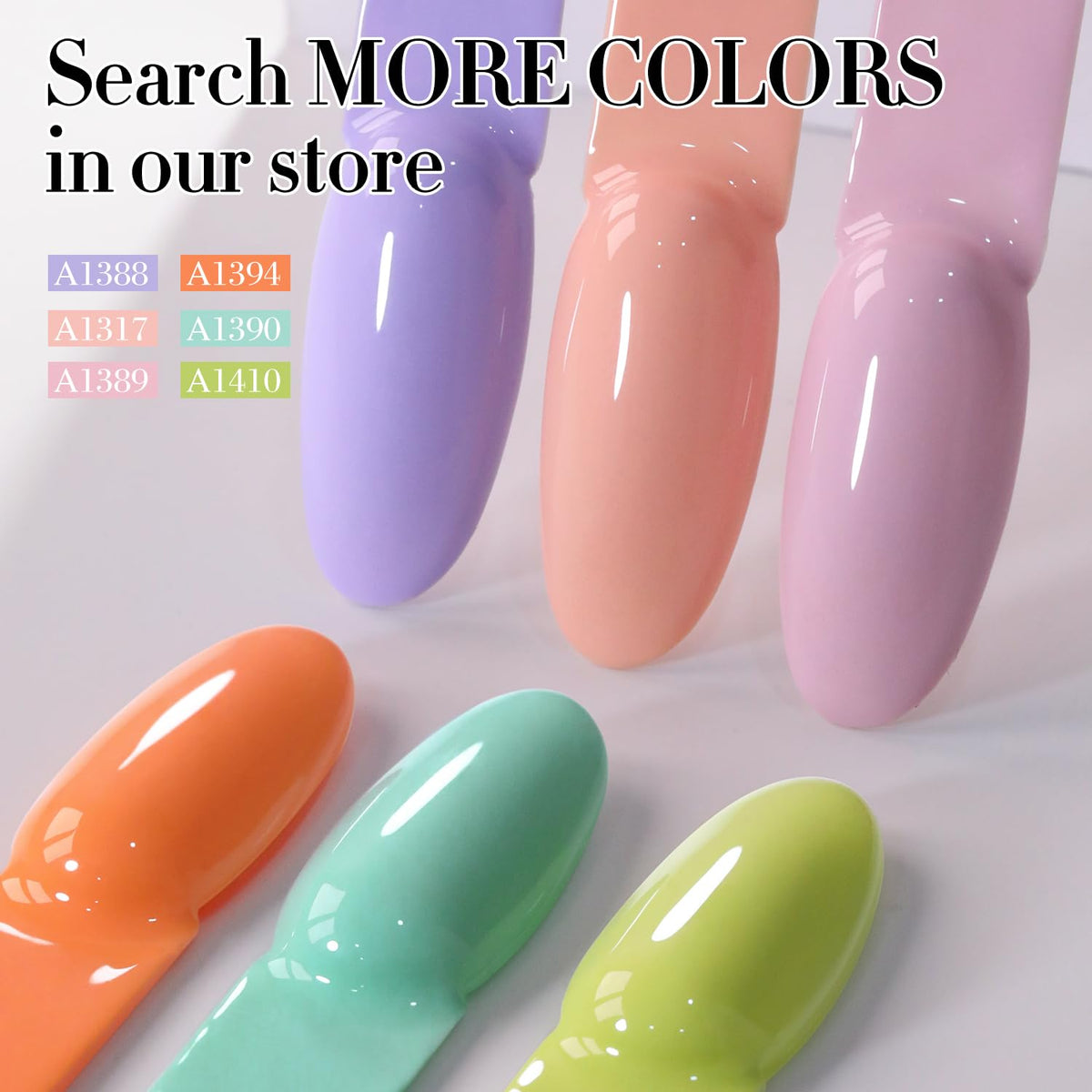 Double Rhythm Pastel Green Gel Polish Sheer Neutral Natural Light Milky Same Color Same Bottle 15ML Jelly UV Nail Art DIY at Home (Pale Green-A1410)
