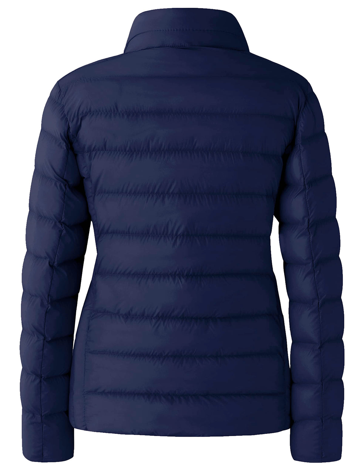 ZSHOW Women's Packable Winter Coat Lightweight Warm Quilted Puffer Jacket (Navy,M)