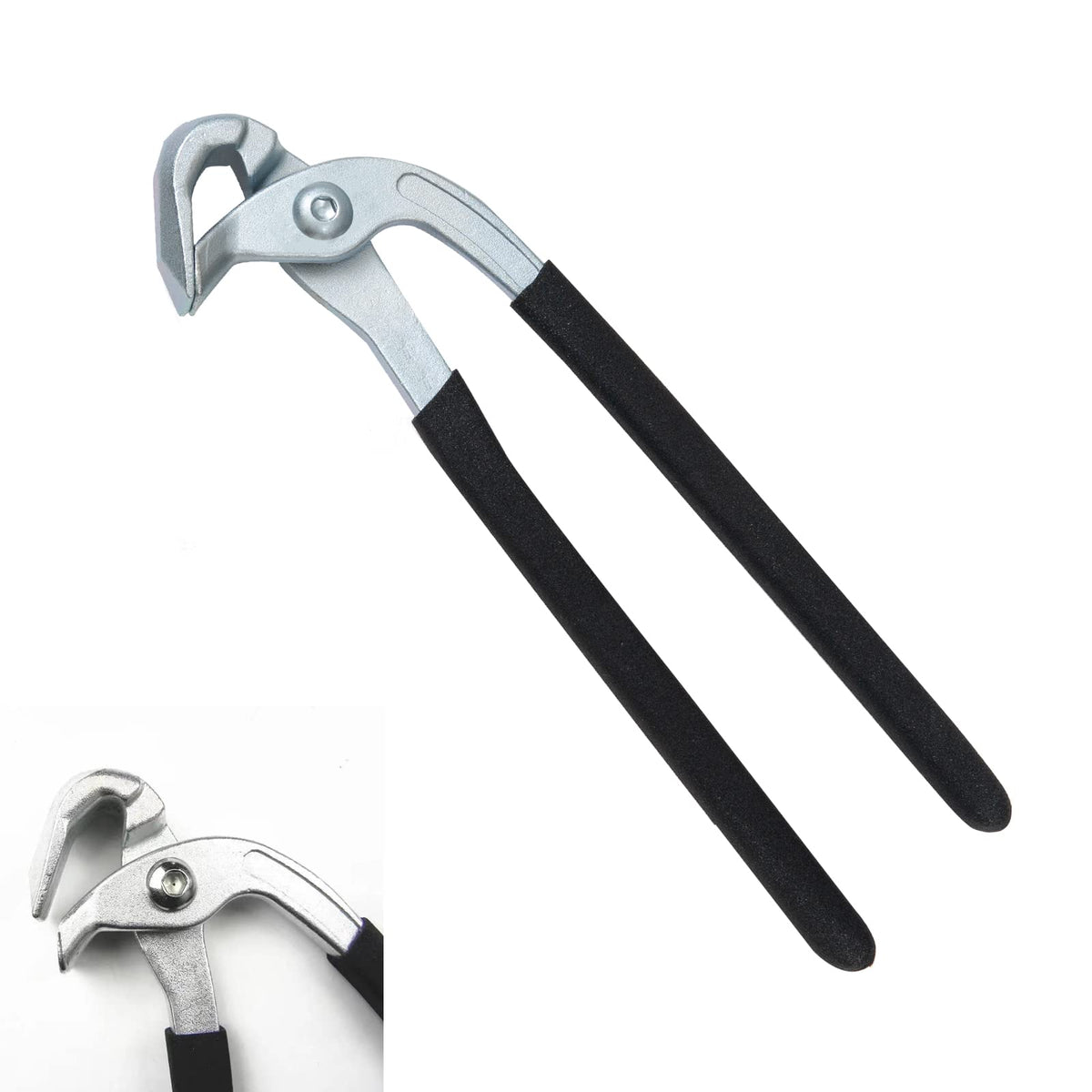 CXGS Paintless Dent Repair Kit Car Door Fender Edge Repair Tool Auto Body Pliers Heavy Duty Car Door Panel Fix Tool Portable Metal Crimp Vise Car Fender Panel Leaf Edge Pliers Repair Tools Green