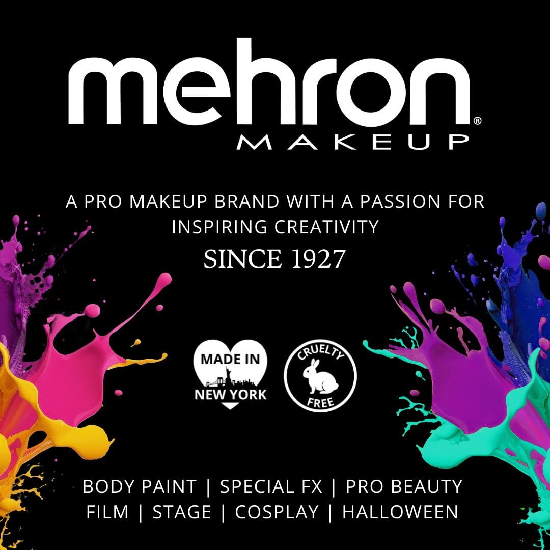 Mehron EDGE Face & Body Paint| Professional Water-Activated Face Paint Makeup | Made in the USA | For Cosplay, Halloween, & SFX (Red)
