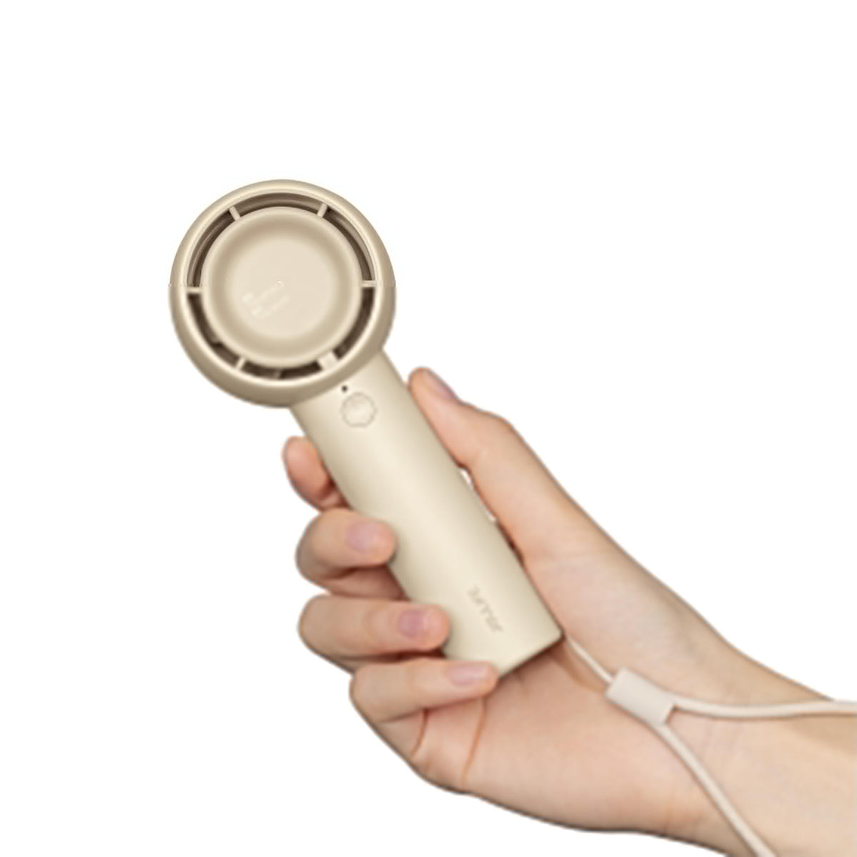 JISULIFE Mini Portable Fan-Bladeless Safe Design, Powerful Turbo Handheld Fan with 5 Speeds, 16Hrs Max Cooling Time,USB Rechargeable, Small Pocket for Travel/Lash, Gifts For Girls/Women