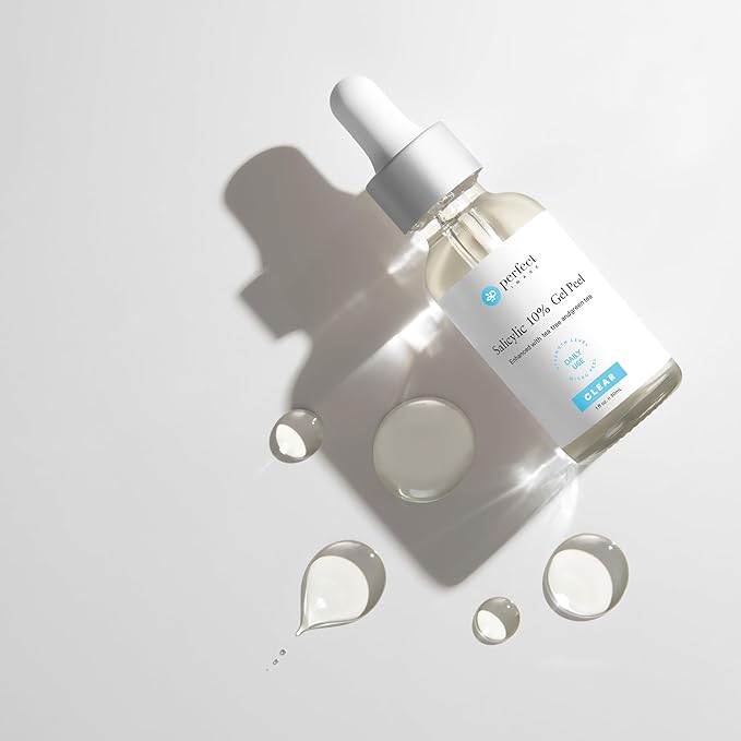 Salicylic 10% Gel Peel, Breakout and Pore Minimizer and Cleanser, 15-30 Full Facial Chemical Peels, 1 fl oz. e, 30 mL – Perfect Image