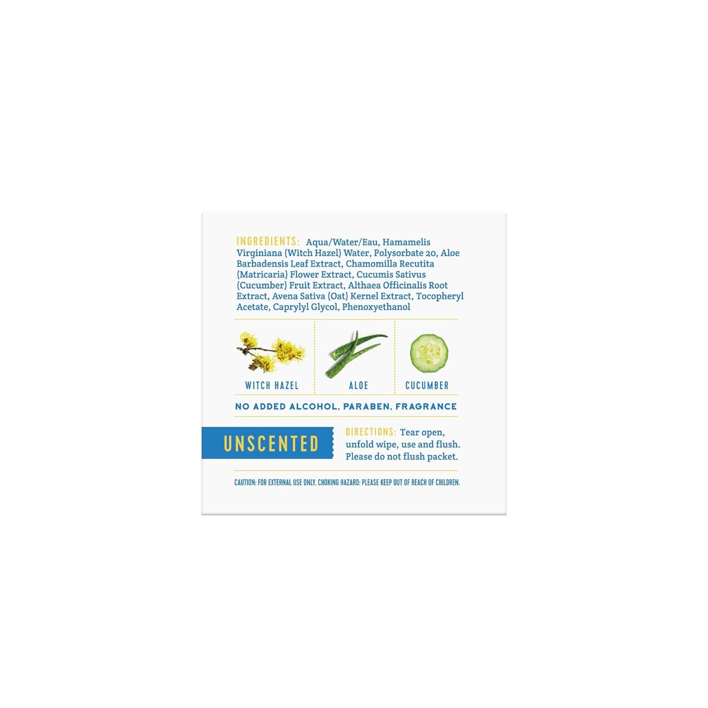 Stall Mates Wipes Witch Hazel: Flushable Wipes | Individually Wrapped | Travel Friendly | Soothing Witch Hazel | Unscented with Cucumber, Aloe and Chamomile | (30 on-the-go singles)