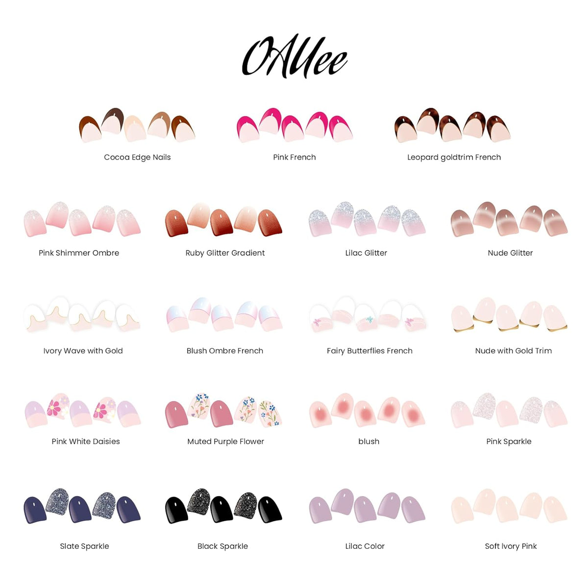 Semi Cured Gel Nail Strips | Built-In Gel Top Coat | UV Light Required | Salon Quality, Easy Application And Removal (Pink Sparkle)