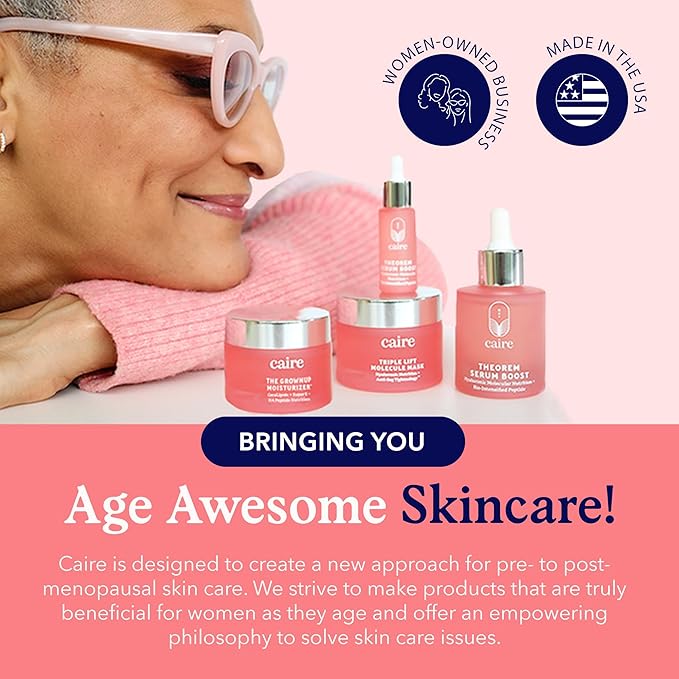 Caire Beauty Anti Aging Hyaluronic Acid Gel Cream Face Lift Molecule Mask, Skin Lift Gel Moisturizer For Face, Neck and Chest - 40 ml