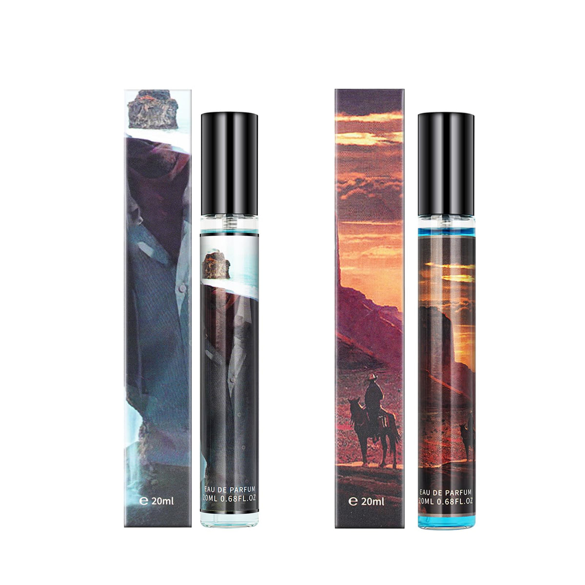 TKBJ Bleu De Paris Cologne Men Eau de Parfum-Inspired by Chan. Bleu 20 ml +Sauvage Eau De Parfum Inspired by Sauvage, Long-Lasting Perfume For Men, Fragrance -20 ml
