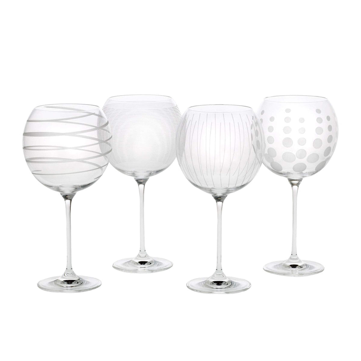Mikasa 5095528 Cheers Stemless Wine Glass, 17-Ounce, Set of 4, Clear