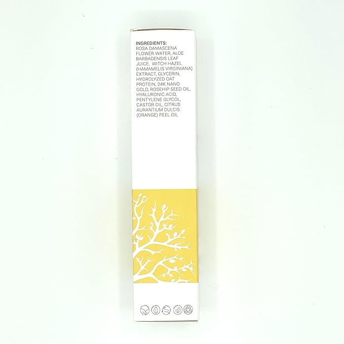 Hydrating Facial Spray Toner with Rosewater, Hyaluronic Acid, Rosehip Seed Oil and Aloe Vera - Mist for Face by Doppeltree - Formulated in San Francisco