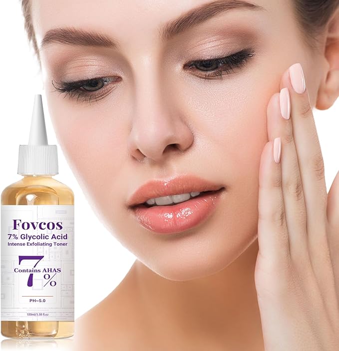 7% Glycolic Acid Toner, 7% Glycolic Acid Toner for Diminishing Acne Marks, Pore Tightening and Skin Hydration