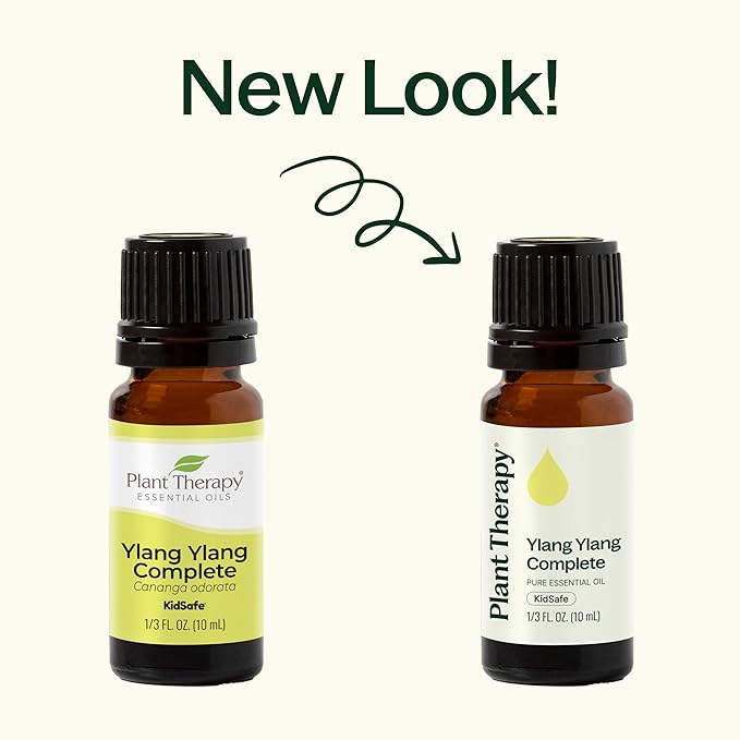 Plant Therapy Ylang Ylang Complete Essential Oil 100% Pure, Undiluted, Natural Aromatherapy, Therapeutic Grade 10 mL (1/3 oz)