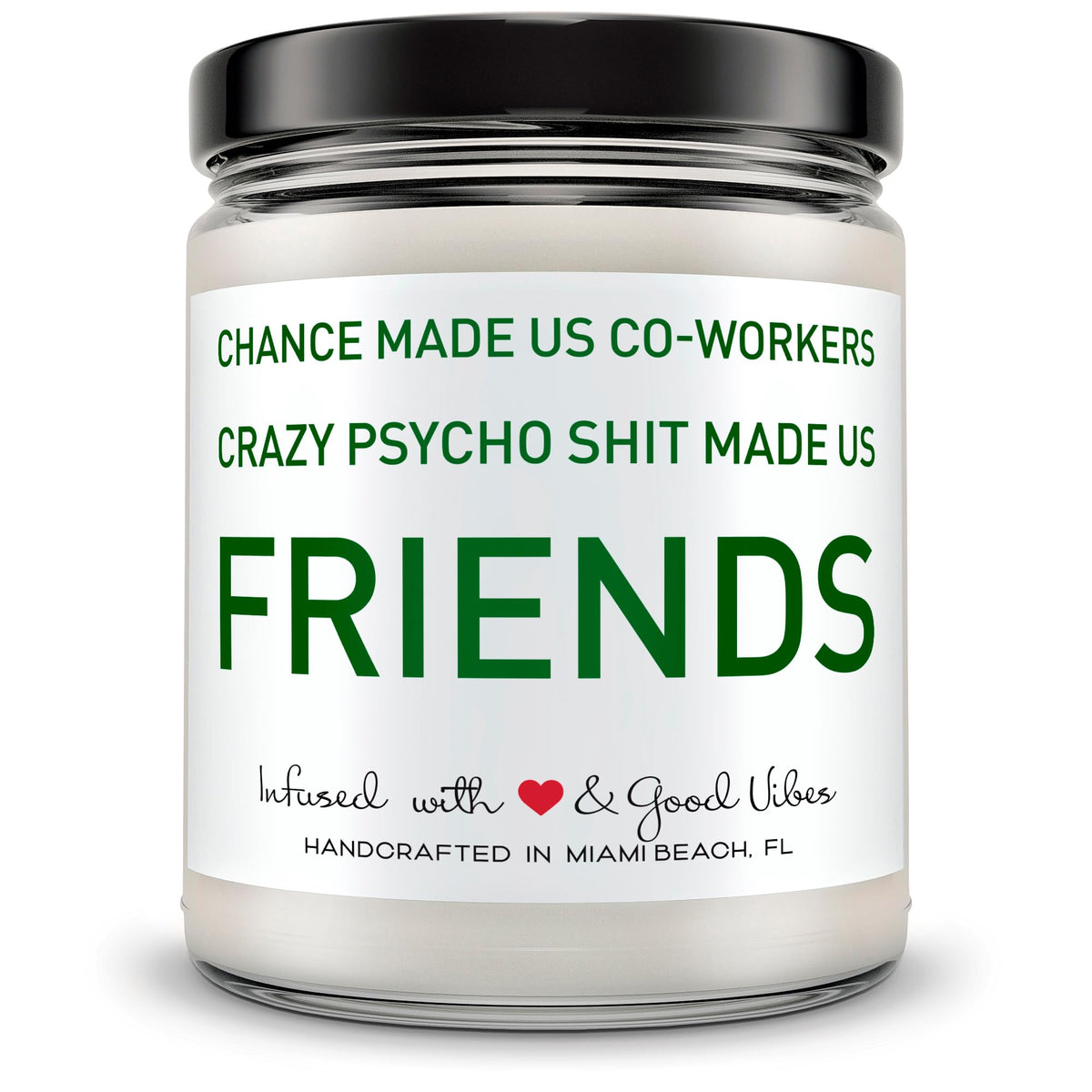 Best Friend Candle - Sister Candle - Funny Birthday Gifts for Women - Hand Poured in The USA - 9 oz - Bestie Gift - Cotton Wick, Cute Christmas Friendship Gifts Ideas, Valentines Day