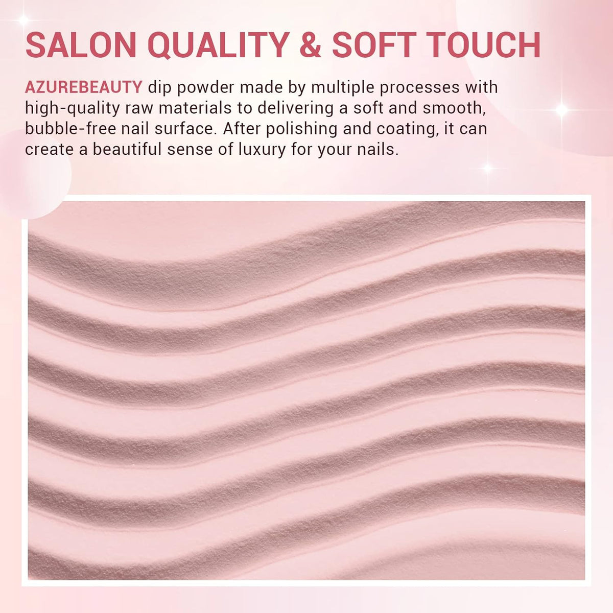 AZUREBEAUTY Dip Powder Nail Kit Starter, 4 Colors Pink Tones Dipping Powder Set, French Nail Art Base Top Coat Activator Liquid All Seasons Manicure DIY Salon 12 PCS
