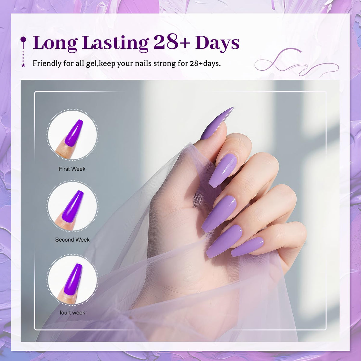 JODSONE 3Pcs Base Coat Glossy Top Coat Matte Top Coat for Long Lasting Shine and Velvety Finish 16.5ml Each Salon-Quality Nail Care Set