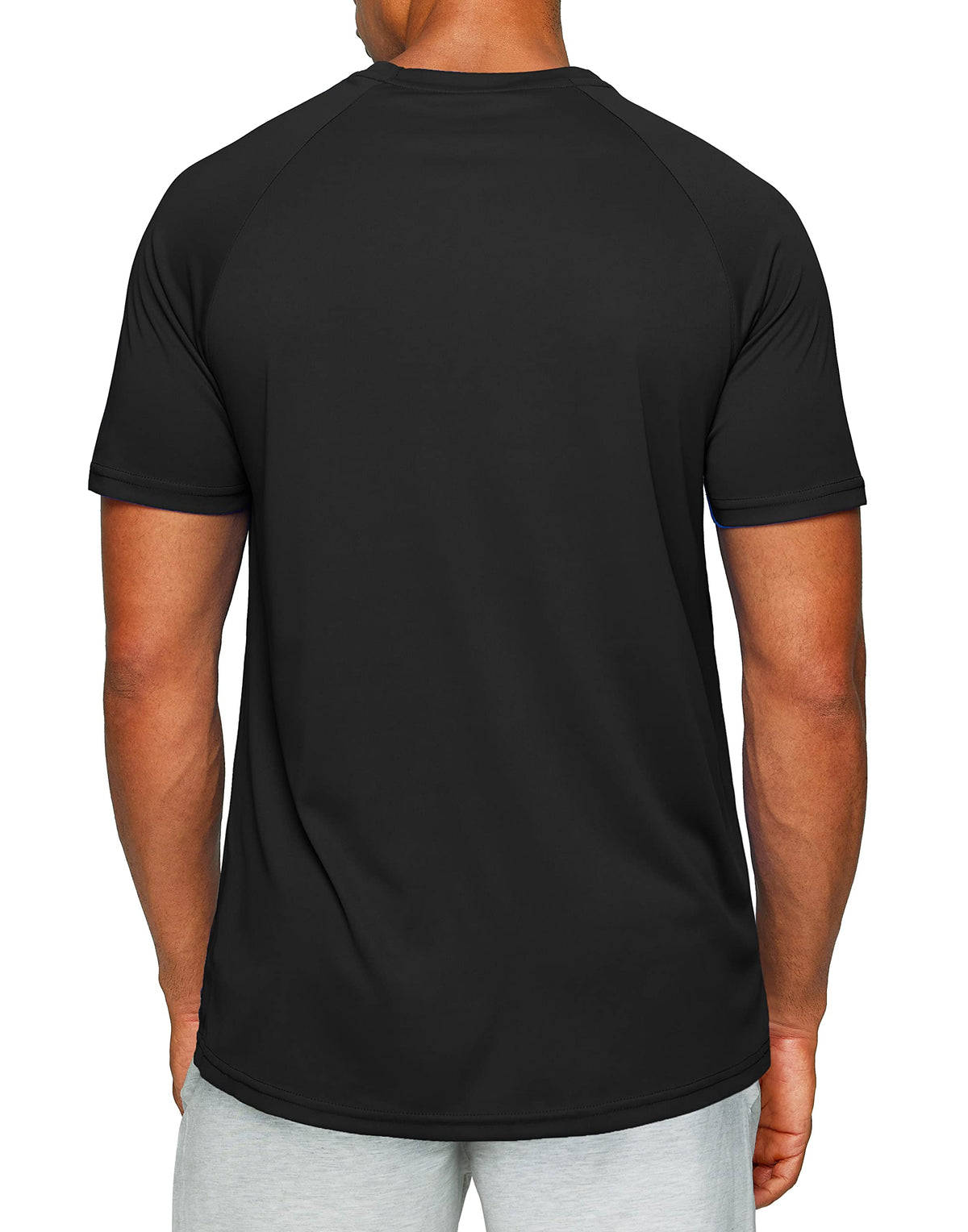 Men's Dry Fit Short Sleeve T-Shirt Crewneck Lightweight Tee Shirts for Men Workout Athletic Casual