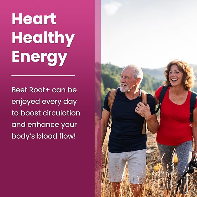 NutraChamps Beet Root Powder Circulation Supplement, Superfood Powder Nitric Oxide Supplement with Beetroot Juice, Super Reds Powder & Grape Seed Extract, No Sugar Beet Supplement - 8.74 Oz