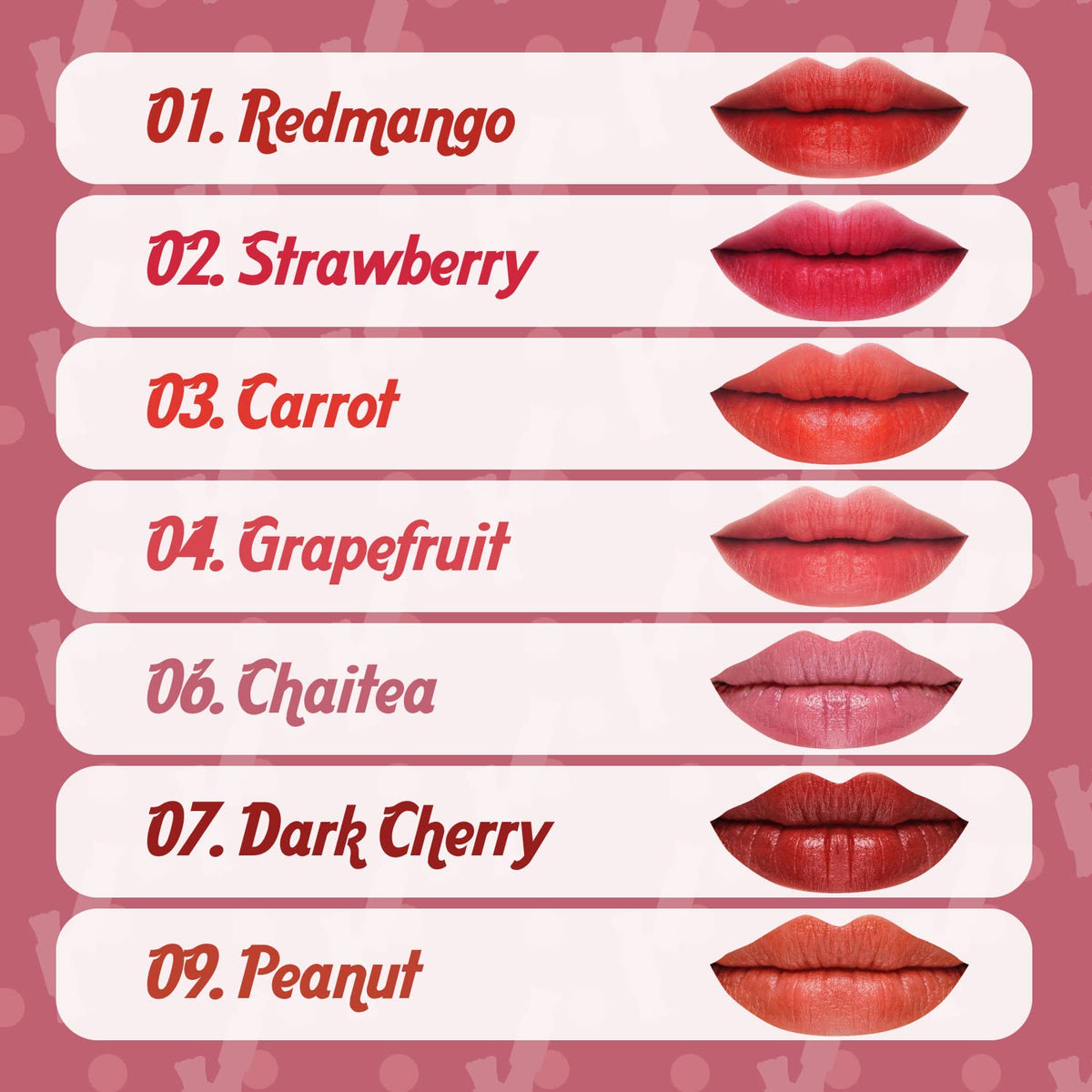 THESAEM Saemmul Mousse Candy Tint #6 Chaitea Mousse - High Pigment Matte Finish Long Lasting Lip Stain with Honey Extracts to Hydrate Lips - Weightless & Smudge-Proof, 0.3 fl.oz.