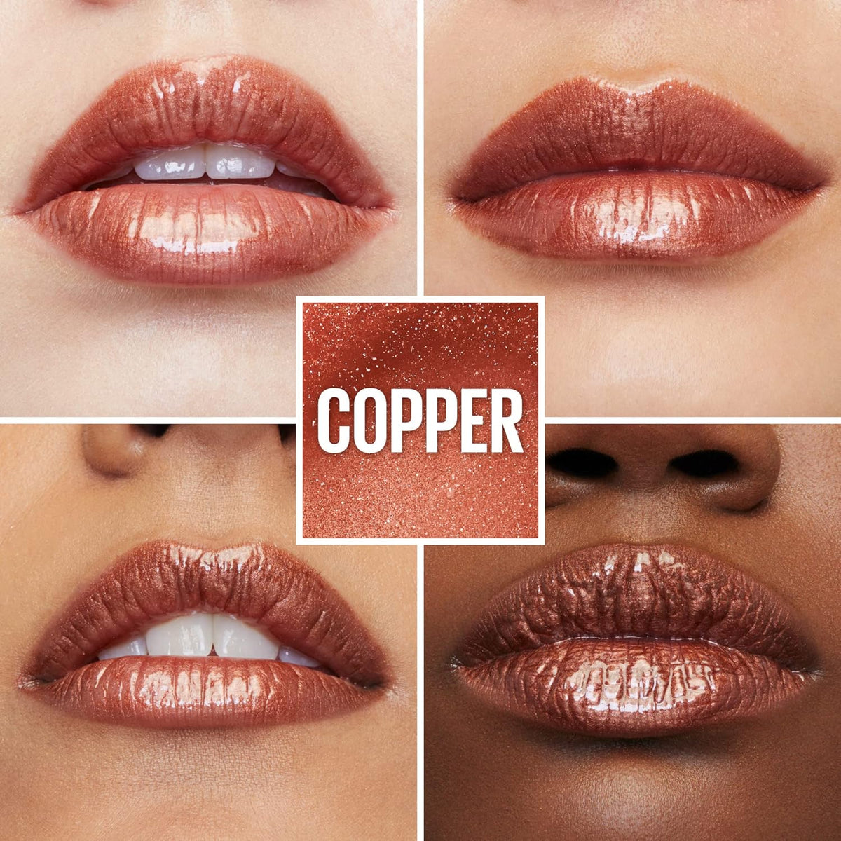 Maybelline Lifter Gloss, Hydrating Lip Gloss with Hyaluronic Acid, High Shine for Plumper Looking Lips, Copper, Terracotta Neutral, 0.18 Ounce