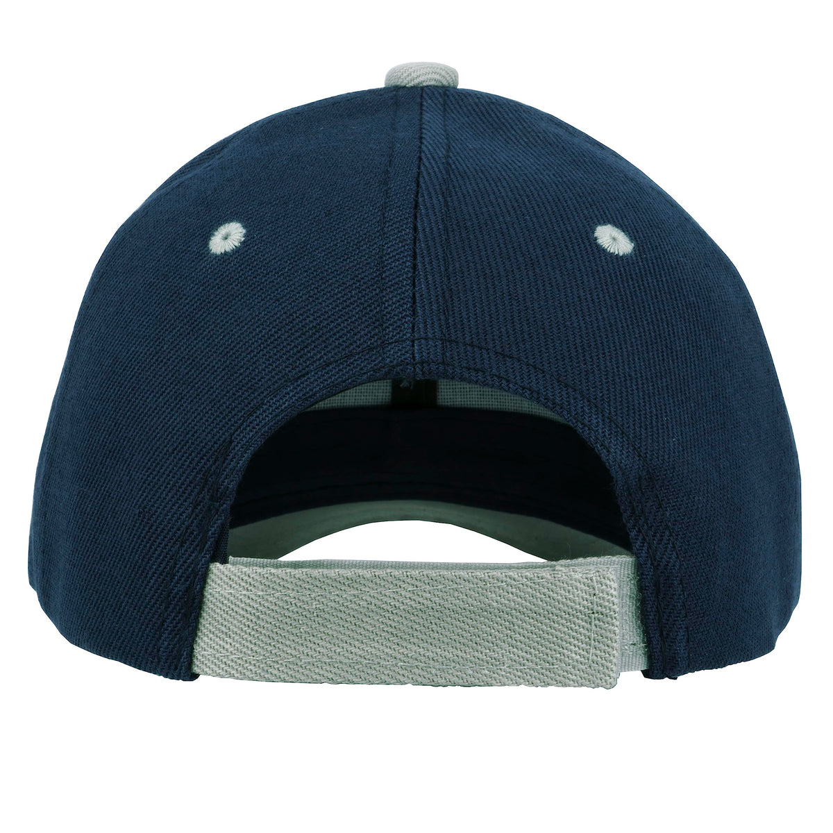 Gelante Adult Plain Baseball Cap Classic Adjustable Size for All Seasons. 20-001-NavyLtGray-1PC