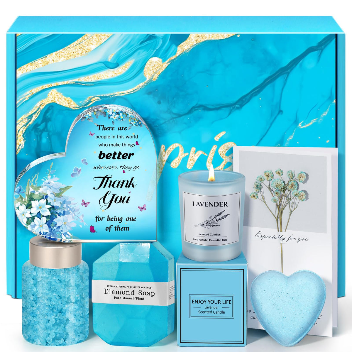 Birthday Gifts for Mom, Wife, Grandma, Sister, Friends: Unique Birthday Gifts Baskets Set for Personalized Best Mom Ever from Daughter Son, Spa Presents for Christmas, Mothers Day
