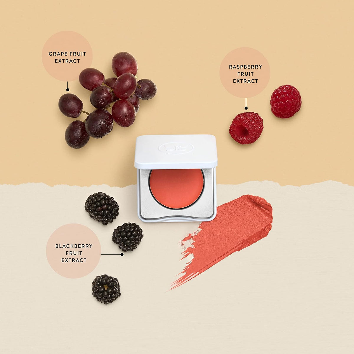 Honest Beauty 2-in-1 Creme Cheek Blush + Lip Color | EWG Verified, Vegan + Cruelty Free | Lush Lilac, .1 oz