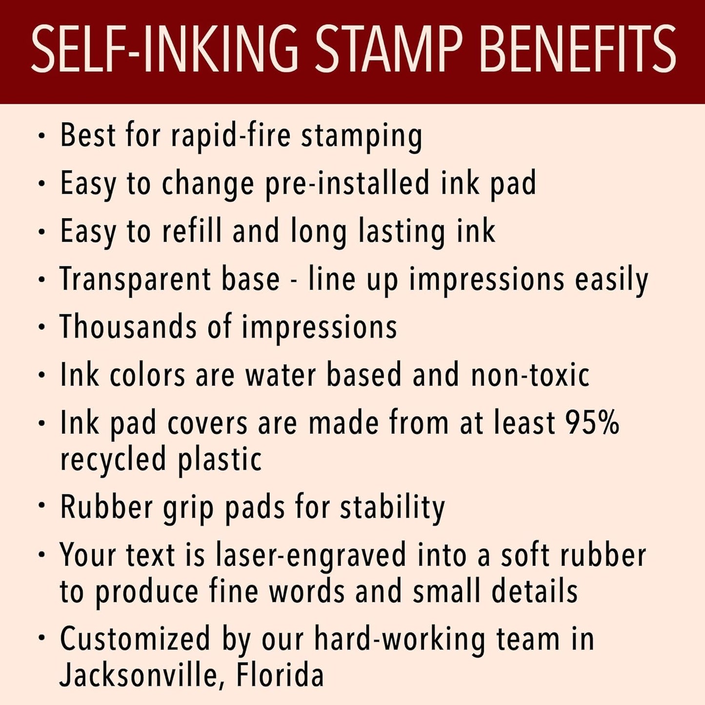 Mer-Mazing Custom Self-Inking Stamps - 49 Designs & Fun Phrases | Grading Made Easy | Classroom, Library & Book Stamps (Me-Mazing, Xtra Large)