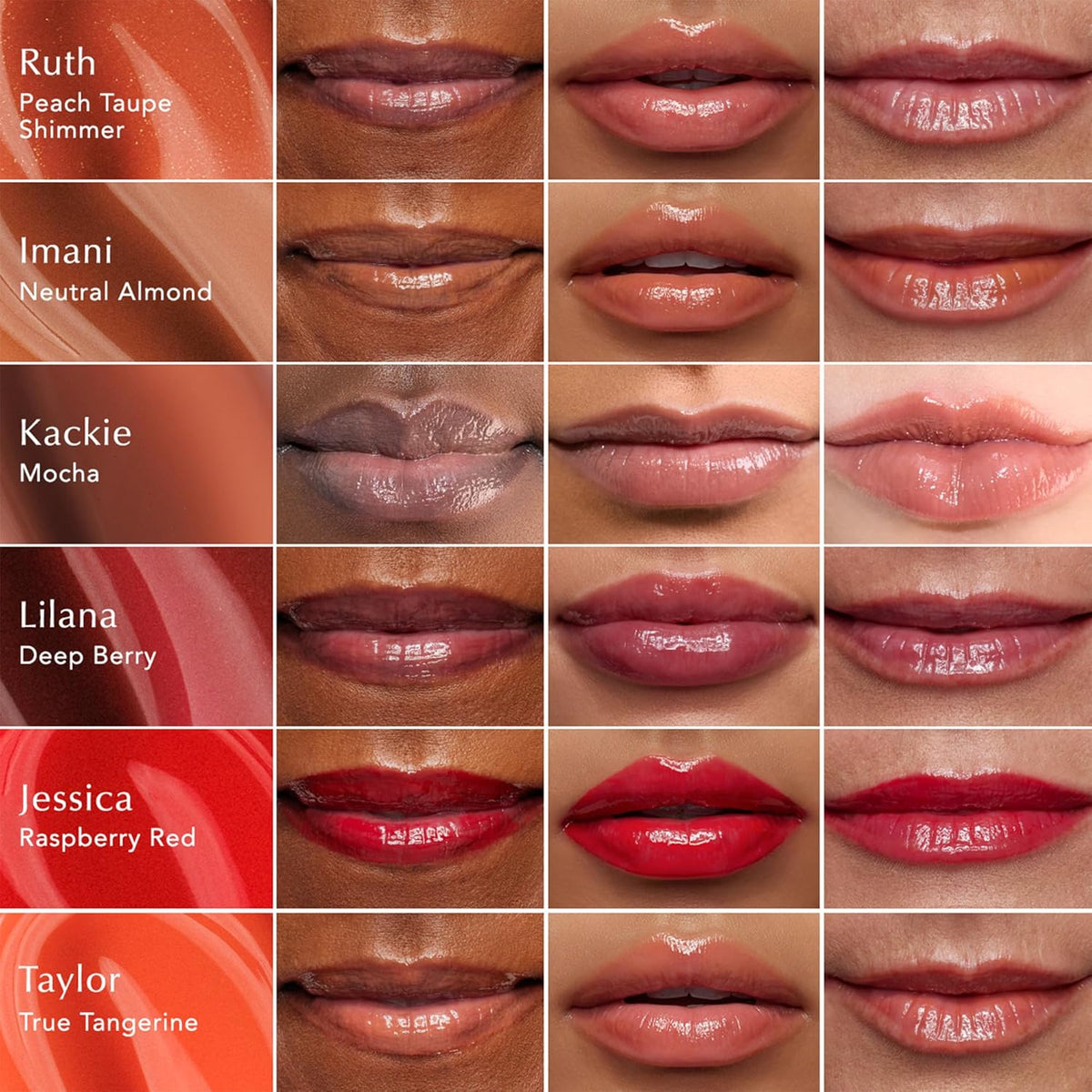 Thrive Causemetics Sheer Strength Lip Plumping Peptide Gloss, Lip Plumper with Vitamin E, Peptides, Plumps, Smooths & Hydrates Lips, High Shine, Vegan & Cruelty Free, Jessica (Raspberry Red)