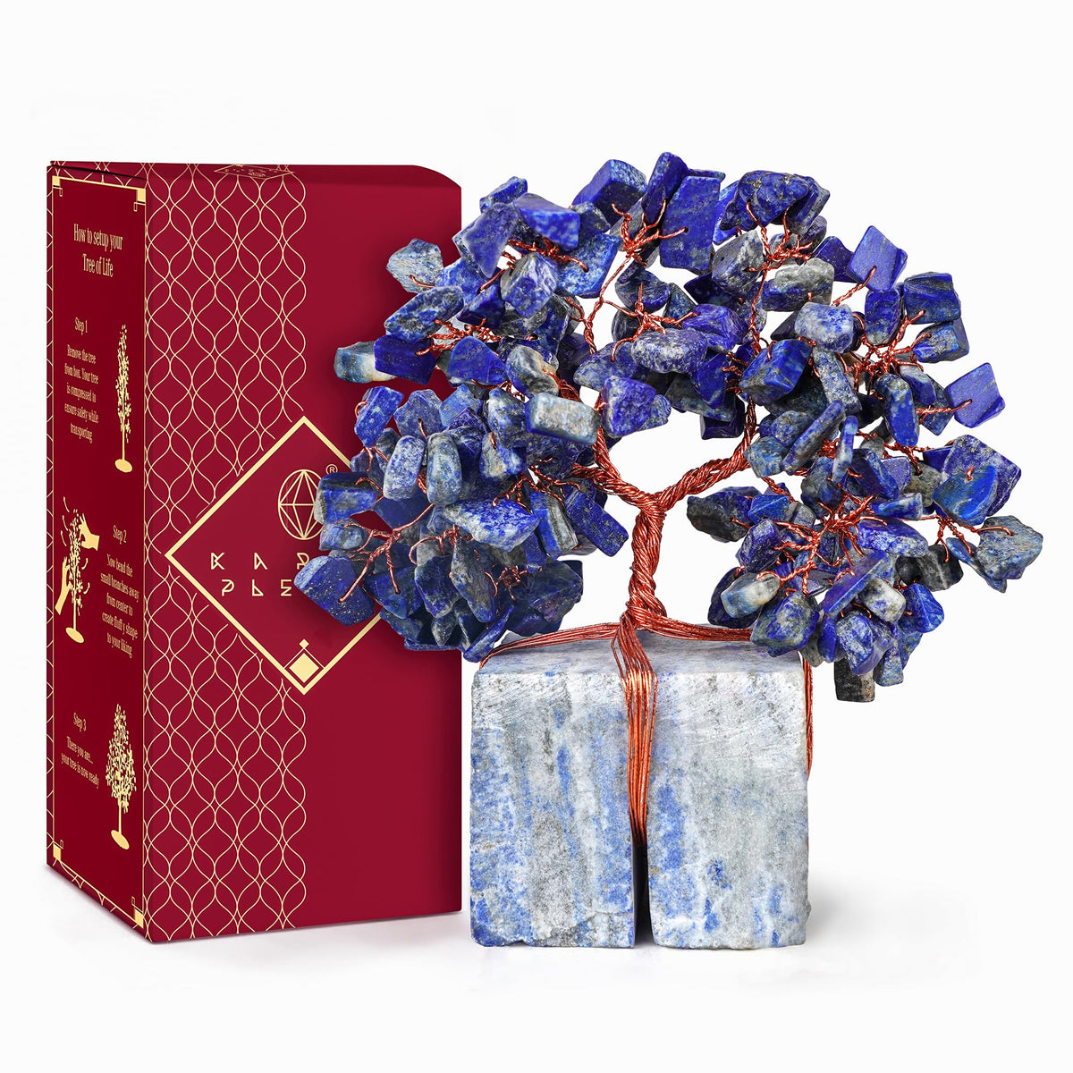 Crystal Tree of Life 7 Chakra Healing Crystal Trees for Home Decor, Office Desk Decor, Living Room Decor, Handmade Bonsai Trees for Positive Energy, Money, Good Luck Birthday Gifts for Women, Mom
