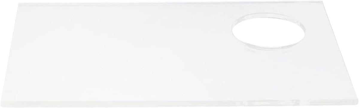 5 PCS Makeup Palette Without Spatula,2.76x4.33 Inch Acrylic Cosmetic Palette Mixing Tray Apply for Eye Shadow Nail Art Pigment Blending (Rectangle