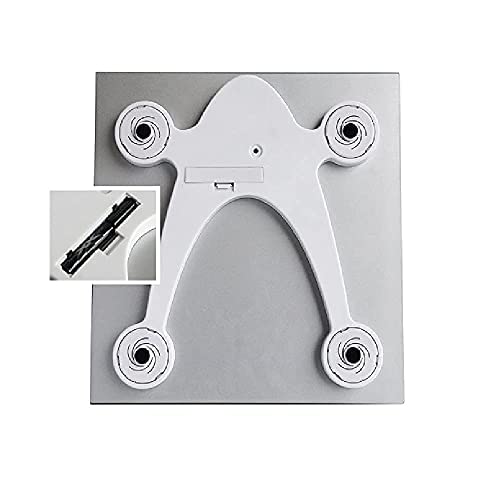 Moss & Stone Digital Bathroom Scale for Body Weight, Smart Scale Step-on Technology, Easy Read LCD, Weight Scale 400lb/180kg, Digital Home Scale, Highly Accurate Body Weight Scale, Silver