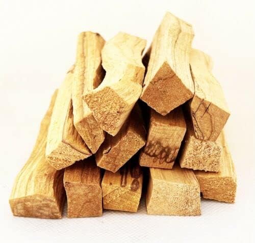 Pachamama Essentials Palo Santo Incense Sticks, 10 Sticks (4.0 inches each, 0.08-0.10 kg, 100% Natural and Sustainable, Wild Harvested), for Purifying, Cleansing, Meditating