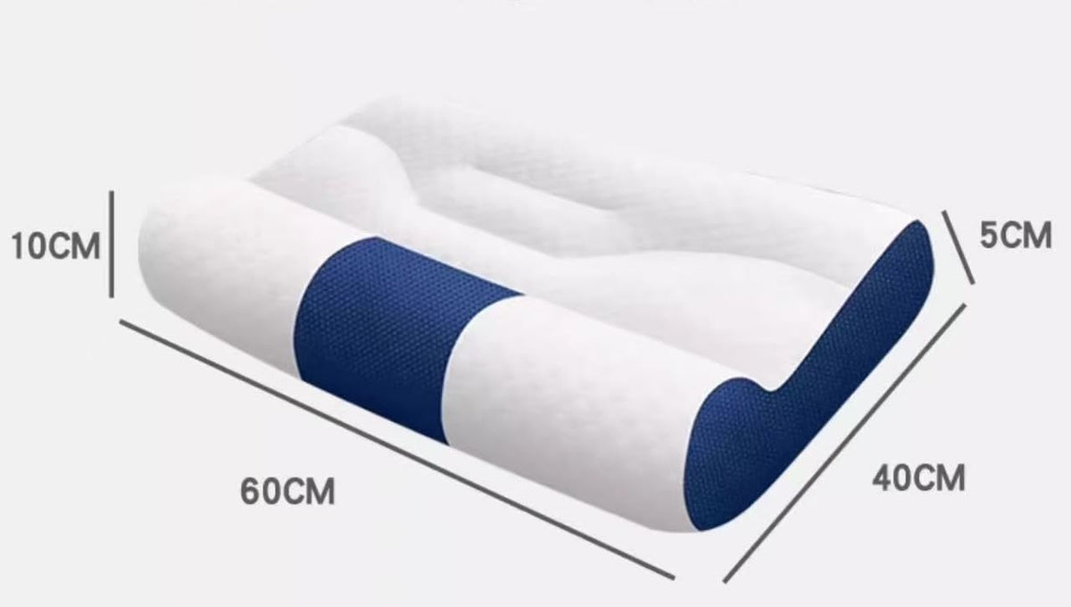 Ultra Fire Cervical Care Pillow - Ergonomic Pillow with Cervical Traction & Neck Support Pillows for Sleeping, Orthopedic Contour Cervical Pillow for All Positions (1, Green, 60 * 40cm)