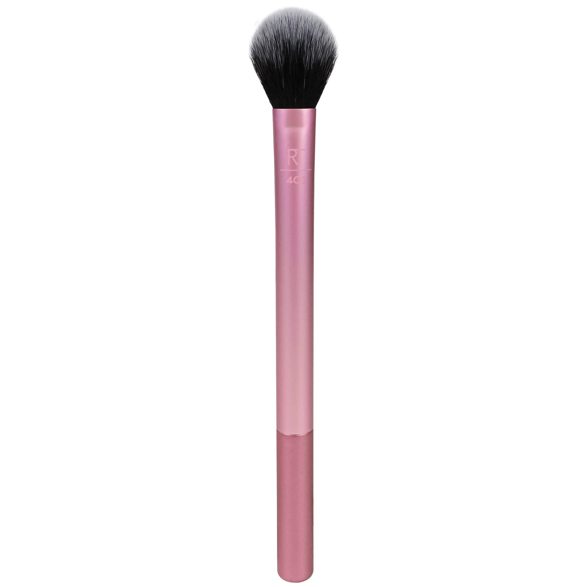 Real Techniques Makeup Setting Brush, For Setting Powder, Loose Powder, & Pressed Powder, Face Makeup Brush, 402 Brush, Sheer Coverage For Highlighter, Synthetic & Cruelty-Free Bristles, 1 Count