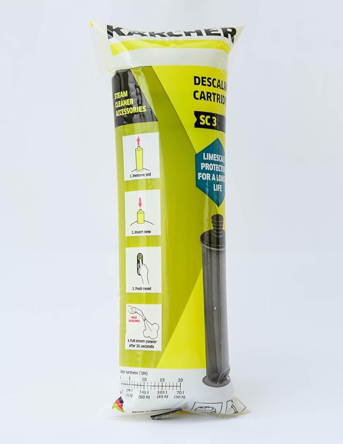 Kärcher Decalcification Cartridge for Karcher Steam Cleaner SC 3 - Replacement Part - Multi Purpose Power Steamer Tool