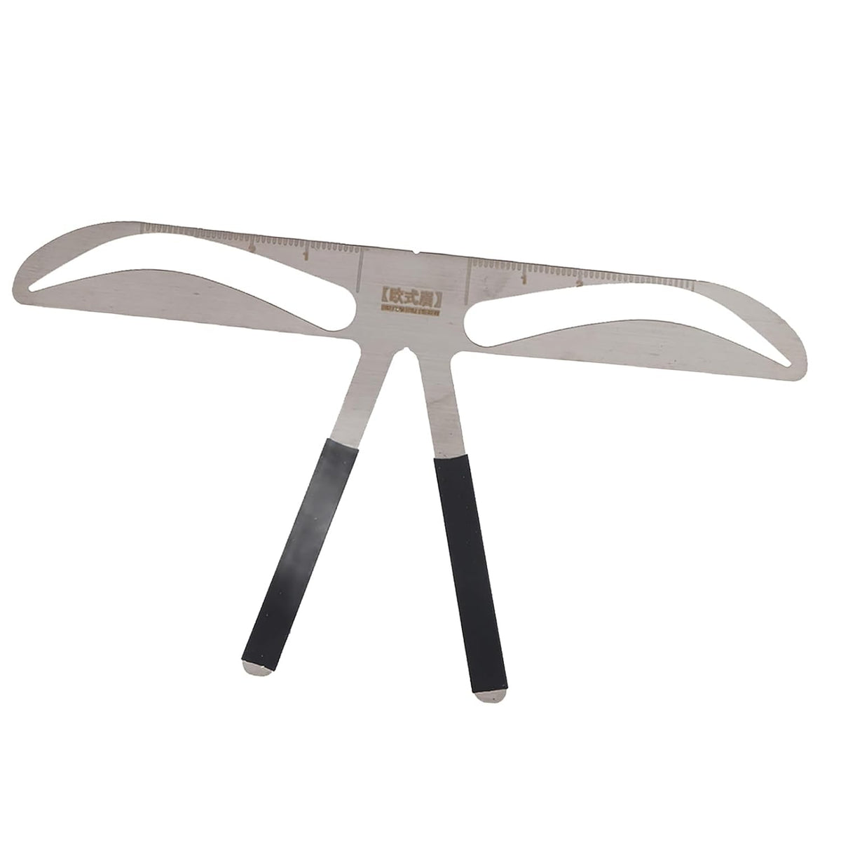 Eyebrow Mapping Tool,Eyebrow Patterns DIY Stencil, Stainess Steel Eyebrow Ruler Measurement Microblading Permanent Gold Ratio Positioning Tool(European Eyebrow)