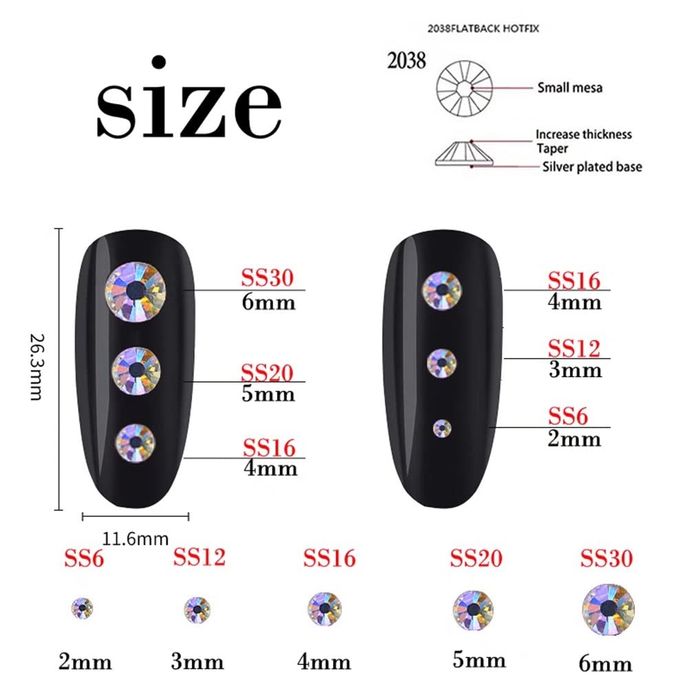 1500 Pieces SS16 4mm Flatback Rhinestones Clear Glass Round Gems Crystals for Nail Art DIY Crafts Clothes Shoes Bags （Golden Yellow）