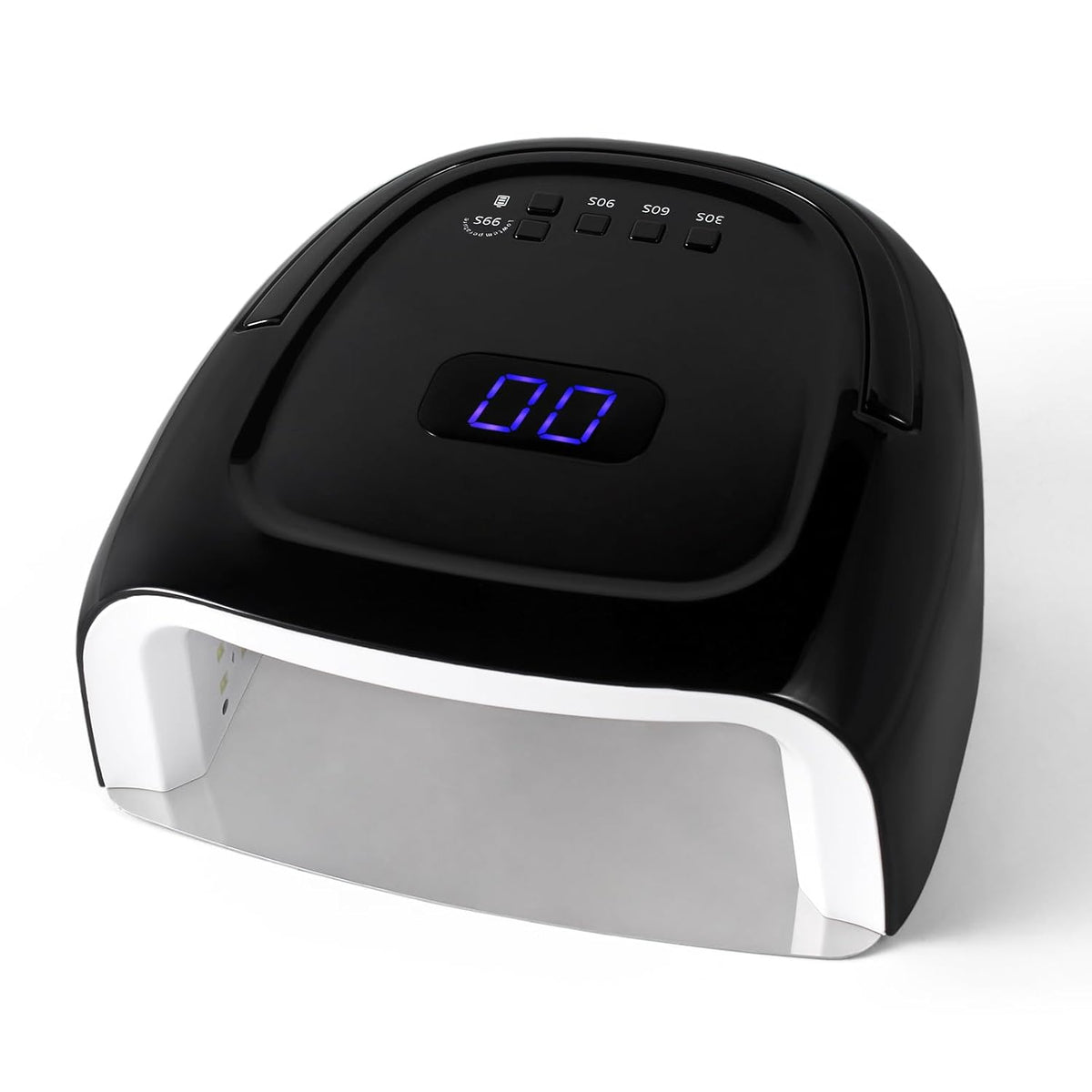 60W Rechargeable LED Nail Lamp, Cordless Gel Lamp with Portable Handle & 42pcs Lamp Beads, Automatic Sensor UV LED Nail Dryer, 4 Timers Professional UV Light for Gel Nails