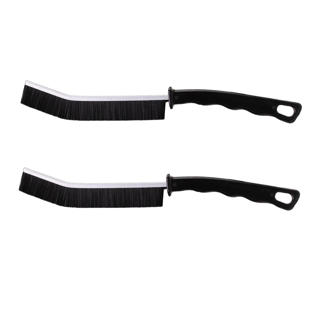 2 Pcs Crevice Cleaning Brush Hard Bristle Gap Brush Multifunctional for Bathroom Household Kitchen Tiles Window Crevice Cleaning Tool (Style 1)