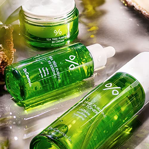 Dr.Ceuracle Tea Tree Purifine Essence - Mild Facial Serum for Sensitive Skin, Redness and Sebum Reducing Korean Skin Care (50ml / 1.69 fl. oz.)