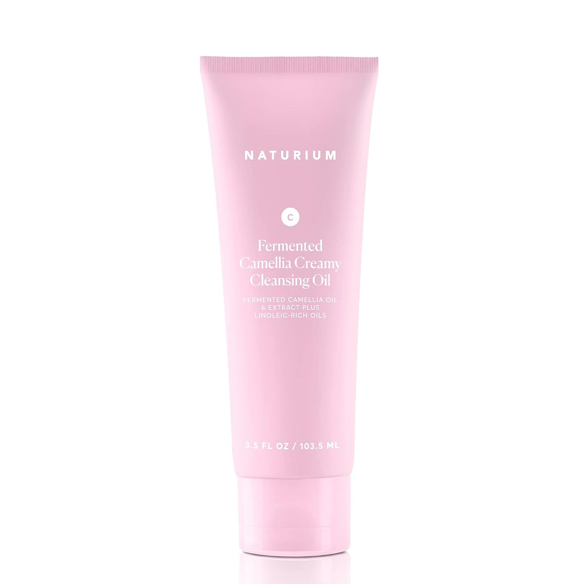 Naturium Camellia Creamy Cleansing Oil, Fermented Camellia Oil & Extract Plus Linoleic-Rich Oils, 3.5 oz