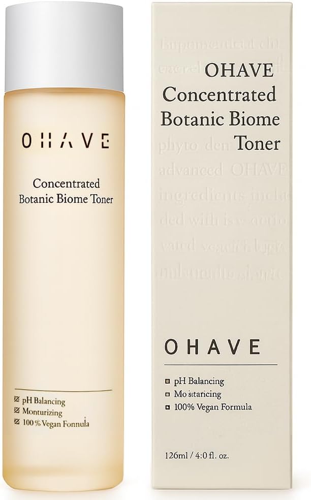 OHAVE Hydrating Facial Toner with Botanical Extracts – Soothing, Nourishing, and pH-Balancing – Suitable for All Skin Types, 150ml