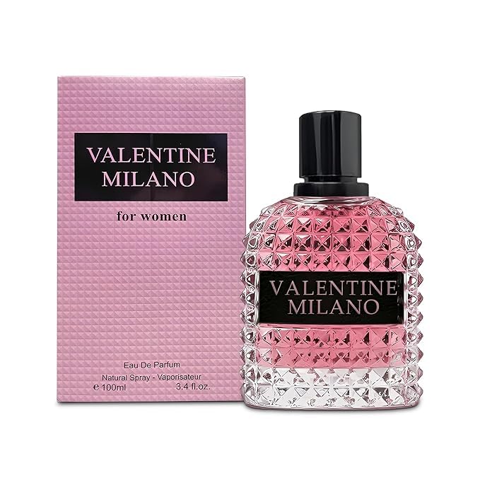 Viaan Krishna VALENTINE MILANO Women Perfume 100ml Eau de Parfum Spray for Women with Vanilla,Jasmine&Bergamot Notes Long Lasting Cologne for Daily Use