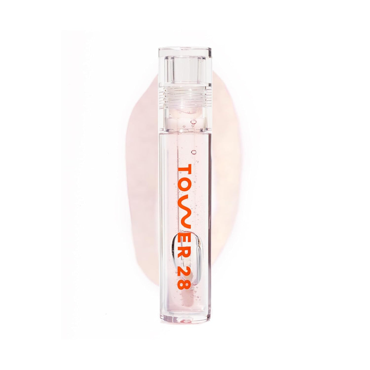 Tower 28 ShineOn Lip Jelly, CHILL | Non-Sticky, Vegan Lip Gloss in Clear | Moisturizing Apricot and Raspberry Seed Oil | Clean, Cruelty Free