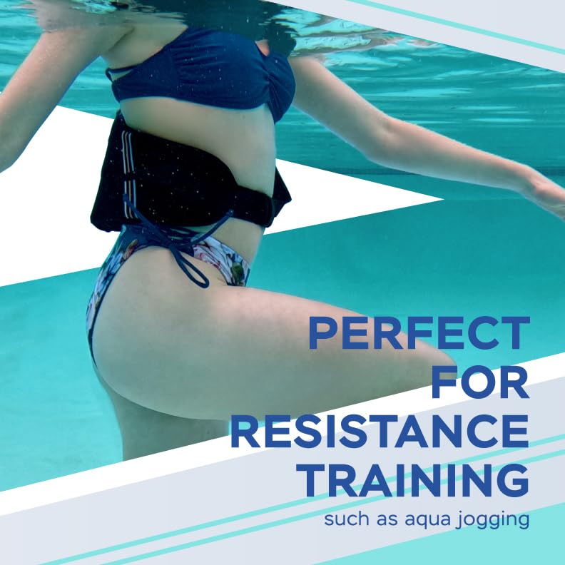 Sunlite Sports AquaFitness Deluxe Flotation Swimming Belt - Water Aerobics Equipment for Pool, Low-Impact Workout