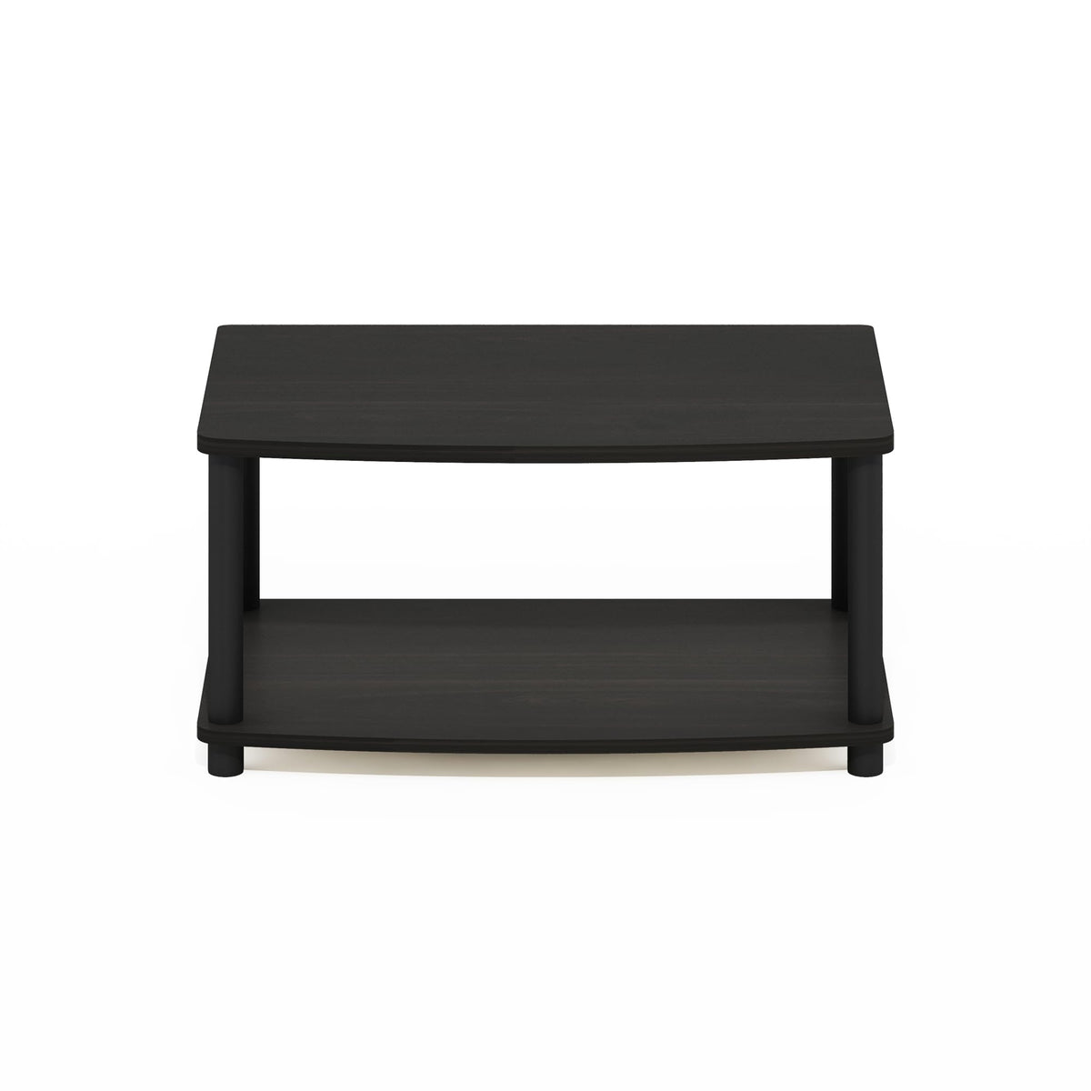 Furinno Turn-N-Tube Multipurpose 2-Tier Printer Stand Display/Elevated TV Stand, Espresso/Black