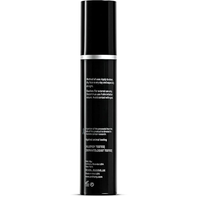 Anthony High-Performance Vitamin A Treatment, Anti-Aging Face Cream with Shea Butter & Squalane, Anti-Wrinkle Moisturizer for Sensitive Skin, Youthful Glow, 1.6 Fl Oz, 2 Pack