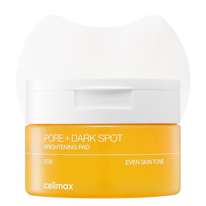 celimax Pore+Dark Spot Brightening Pad | Exfoliating Peeling Pads for Enlarged Pores, with Hyaluronic Acid, Pore Minimizer, Non-Irritating, Hydrating, For Sensitive Skin (40 pads)