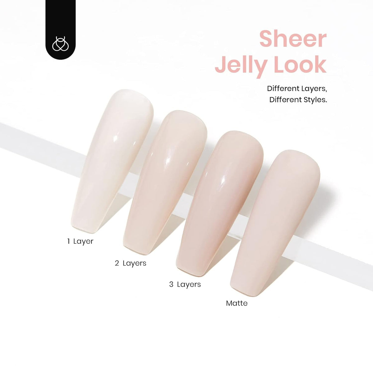 beetles Gel Nail Polish 6 Colors, Pink Champagne Glitter Gel Nail Kit Old Money Collection Nude Pink Cream Color Soak Off UV LED Nail Polish Manicure Kit for Women Girls Back to School Nails