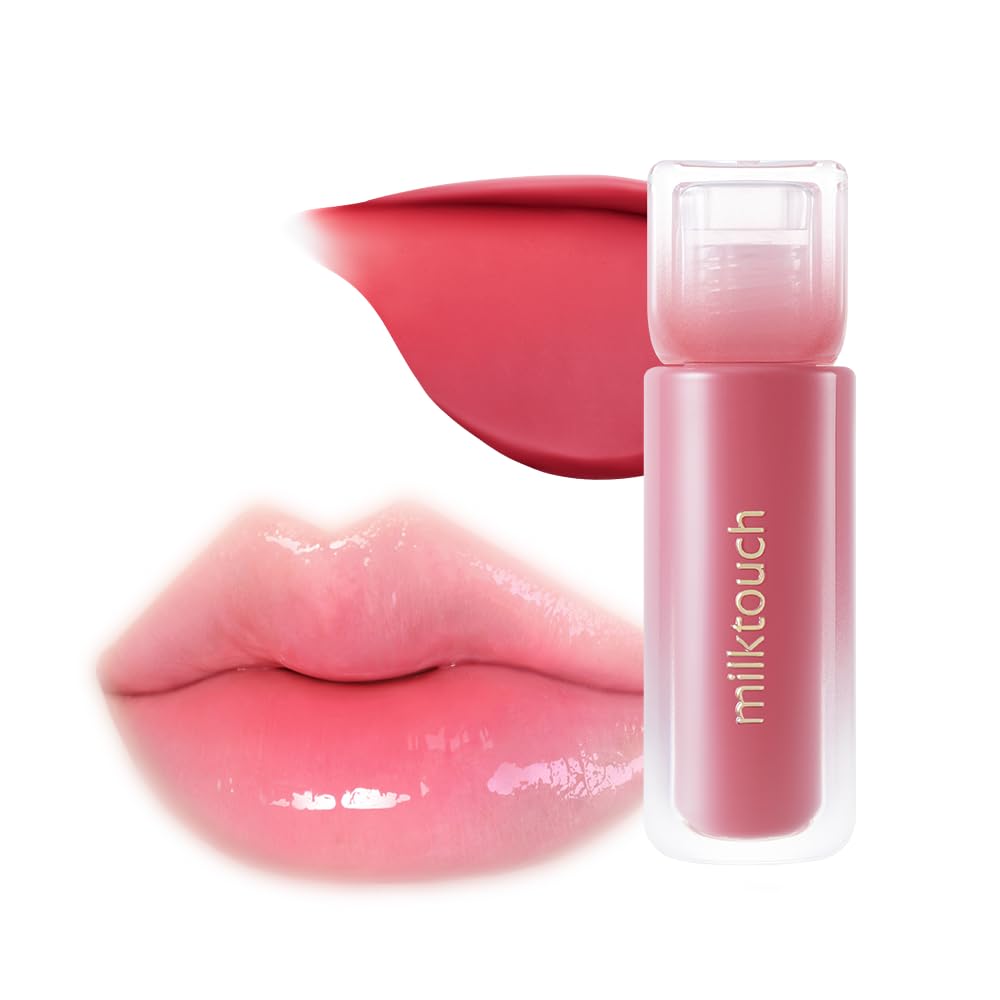 MILKTOUCH Dew Stain Sheer Lip Gloss (04 Mellow Ending, 0.14 Fl Oz (Pack of 1))