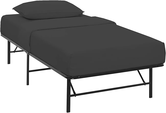 4 PC Cot Sheet Sets 28x75, 100% Cotton Fitted Cot Sheet- Perfect for Narrow Twin/Rv Bunk/Camping Cot/Guest Bed Replacement, Sheets for Cot Bunk Bed-Fits Upto 4-8" Deep Mattress- Charcoal Solid